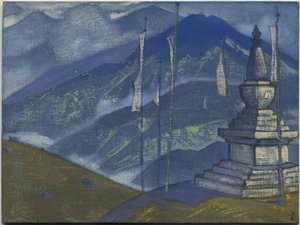 Vagues de brume, série "Himalaya", 1924 - Nicholas Roerich
