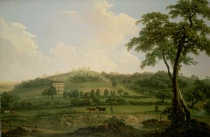 Vue de Oakage Hall, Colwich - Nicholas Thomas Dall