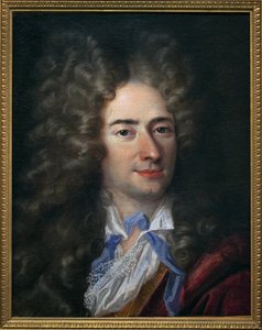Portrait de Jean de La Bruyère (1645-1696), écrivain moraliste (attribué à Nicolas de Largillière, vers 1690) - Nicholas de (attr. to) Largilliere