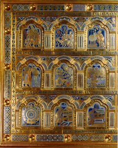Autel de Verdun en or et émail par Nicolas de Verdun (ca.1130/50-1205) : scènes de l