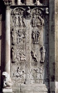 Détail du côté sud du porche ouest