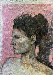 Veneta, 2019-23 (peau de serpent sur carton)