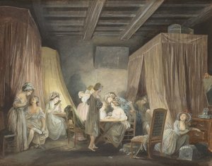Le Coucher des Ouvrières en Modes, 1788 - Niclas Lafrensen