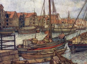 Norvège : Bateaux et entrepôts à Bergen - Nico Jungman