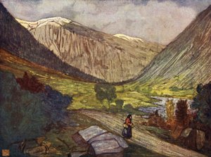 Norvège : Montagnes et rivière à Gjora - Nico Jungman
