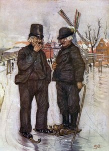 Vieux Hollandais sur des patins - Nico Jungman