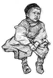 Sur le mur, Vollendam, 1898