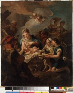 Adoration du Christ enfant - Nicolò Grassi