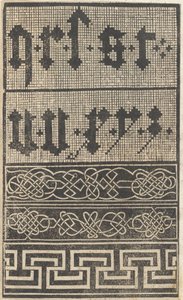 Esemplario di lavori, page 17 verso, août 1529 - Nicolò Zoppino