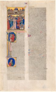 Le Mariage; le Baiser de la Mariée (initiale P); la Mariée Abandonnée (initiale D) - Nicolò da Bologna