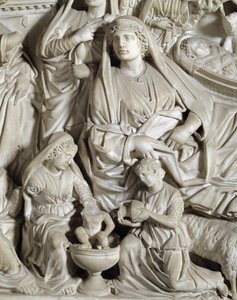 La nativité (détail) - Nicola Pisano