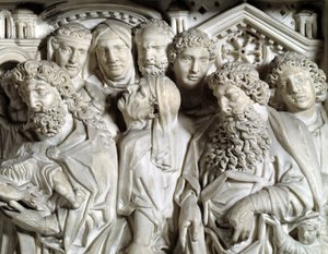 Présentation de Jésus au temple (détail) Chaire réalisée par Nicola Pisano - Nicola Pisano