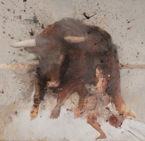 Taureau avec torero, 2019 - Nicola Pucci