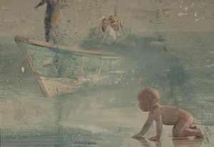Enfant sur la plage, 2016