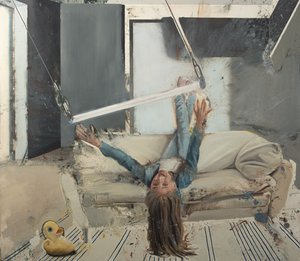 Fille avec un trapèze - Nicola Pucci