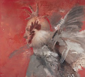 Homme avec un coq II