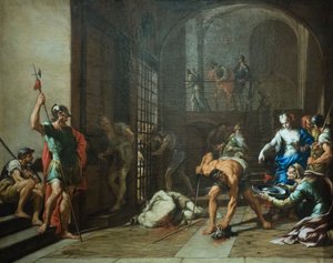 La décapitation de saint Jean-Baptiste - Nicola Vaccaro