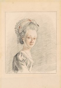 Une dame portant un bonnet dormeuse - Nicolaas Muys