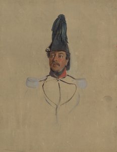 Étude de portrait du capitaine T.S. Nabal - Nicolaas Pieneman