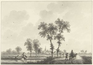 Le village de Spijk en Gueldre - Nicolaas Wicart