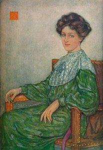 Portrait de Mme J. Maltwood, vers 1892-1906, 1906-7 - Nicolaas Wilhelm Jungmann