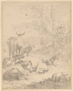 Troupeau au repos - Nicolaes Berchem