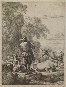 Le Berger Jouant de la Flûte