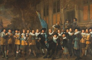 Officiers et autres gardes civiques du IVe district d