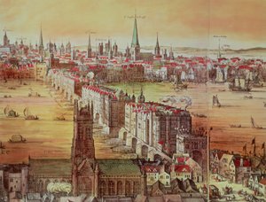 Vieux pont de Londres, détail de 