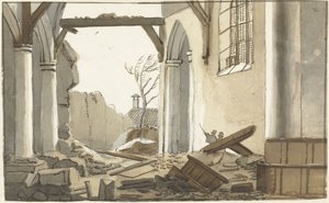 Tour effondrée de l