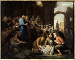 Résurrection de Lazare - Nicolaes Moeyaert