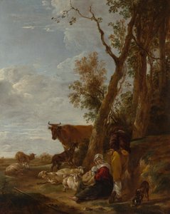 Repos, 1644 - Nicolaes Pietersz. Berchem