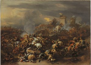 La Bataille entre Alexandre et Porus