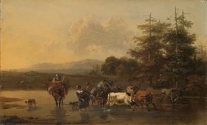 Le troupeau de bétail - Nicolaes Pietersz Berchem