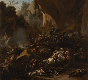 Voyageurs embusqués par des brigands - Nicolaes Pietersz Berchem