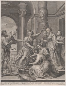 Achille et les filles de Lycomède, vers 1620-1626 - Nicolaes Ryckmans