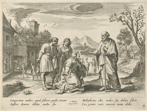 Elisa aide une pauvre veuve (Histoire d