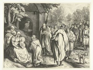 Adoration des mages - Nicolaes de Bruyn