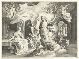 Annonciation - Nicolaes de Bruyn