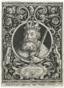 Charlemagne, roi des Francs, 1594 - Nicolaes de Bruyn