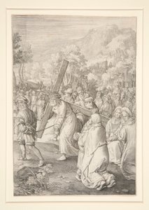 Christ portant la croix (Série de la Passion) - Nicolaes de Bruyn