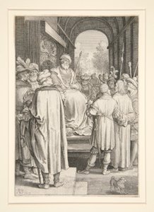 Christ devant Pilate (Série de la Passion) - Nicolaes de Bruyn
