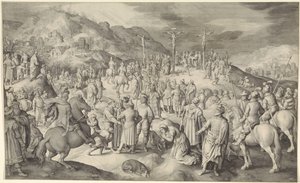 Christ en croix - Nicolaes de Bruyn