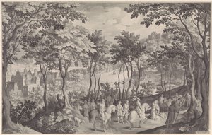 David et Abigaïl - Nicolaes de Bruyn