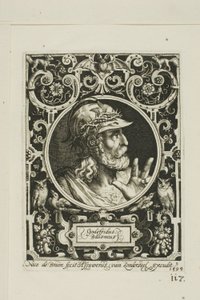 Godefroy de Bouillon, planche neuf de Les Neuf Preux - Nicolaes de Bruyn