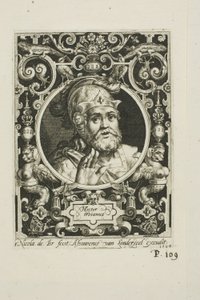 Hector de Troie, première planche des Neuf Dignes - Nicolaes de Bruyn