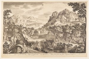 Osée et la prostituée Gomer - Nicolaes de Bruyn