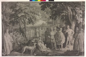 Jean-Baptiste prêchant