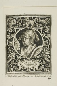 Judas Macabee, planche 6 de The Nine Worthies - Nicolaes de Bruyn