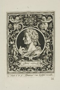 Jules César, troisième planche des Neuf Dignes - Nicolaes de Bruyn